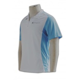 W080訂造polo運動衫  訂購團體運動短袖  設計polo運動衫  polo運動衫專門店    白色  撞色天藍色 W080訂造polo運動衫  訂購團體運動短袖  設計polo運動衫  polo運動衫專門店    白色  撞色天藍色